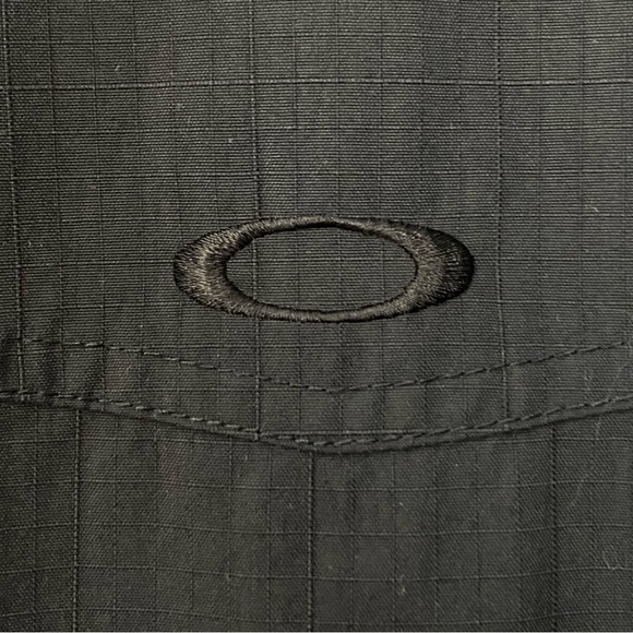 Vintage Oakley Men’s Black Fleece Lined Full Zip Weatherproof Jacket Size Large - Picture 4 of 13